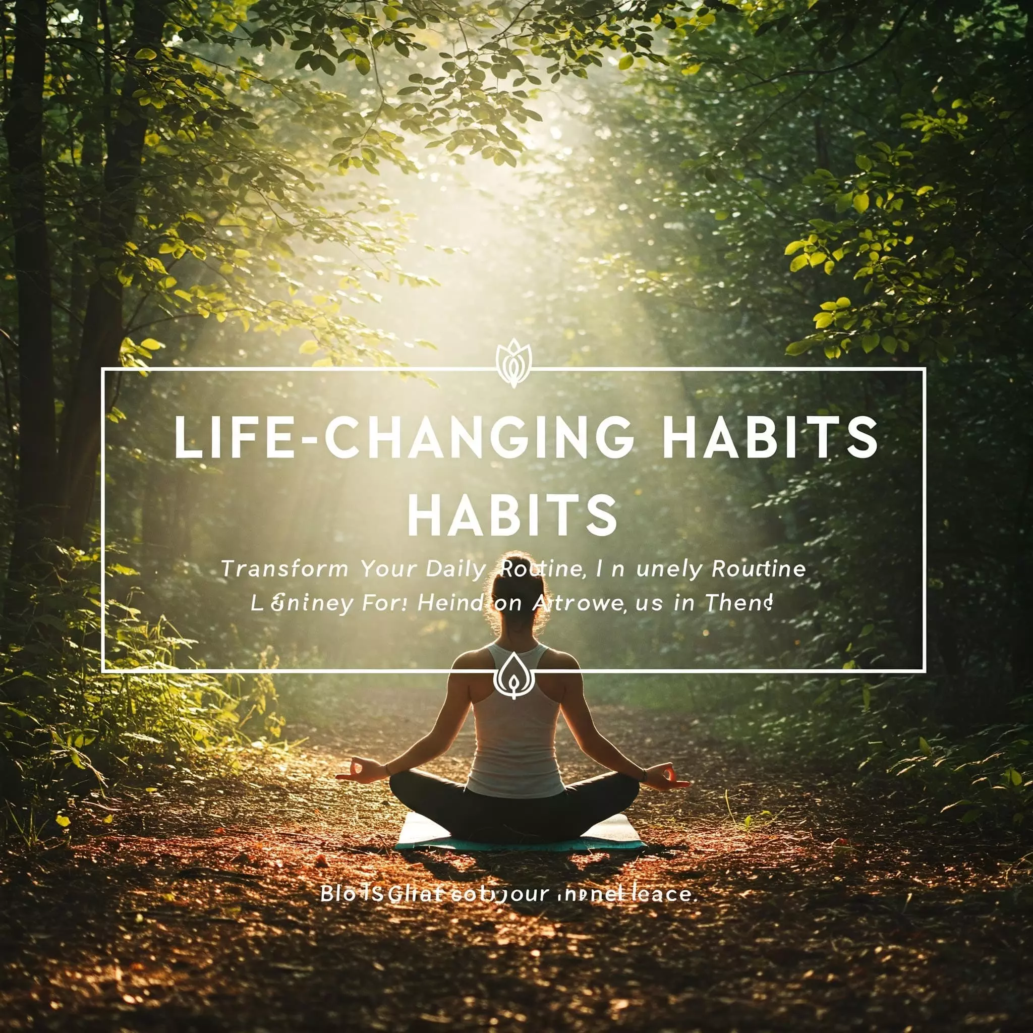 Life-Changing Habits